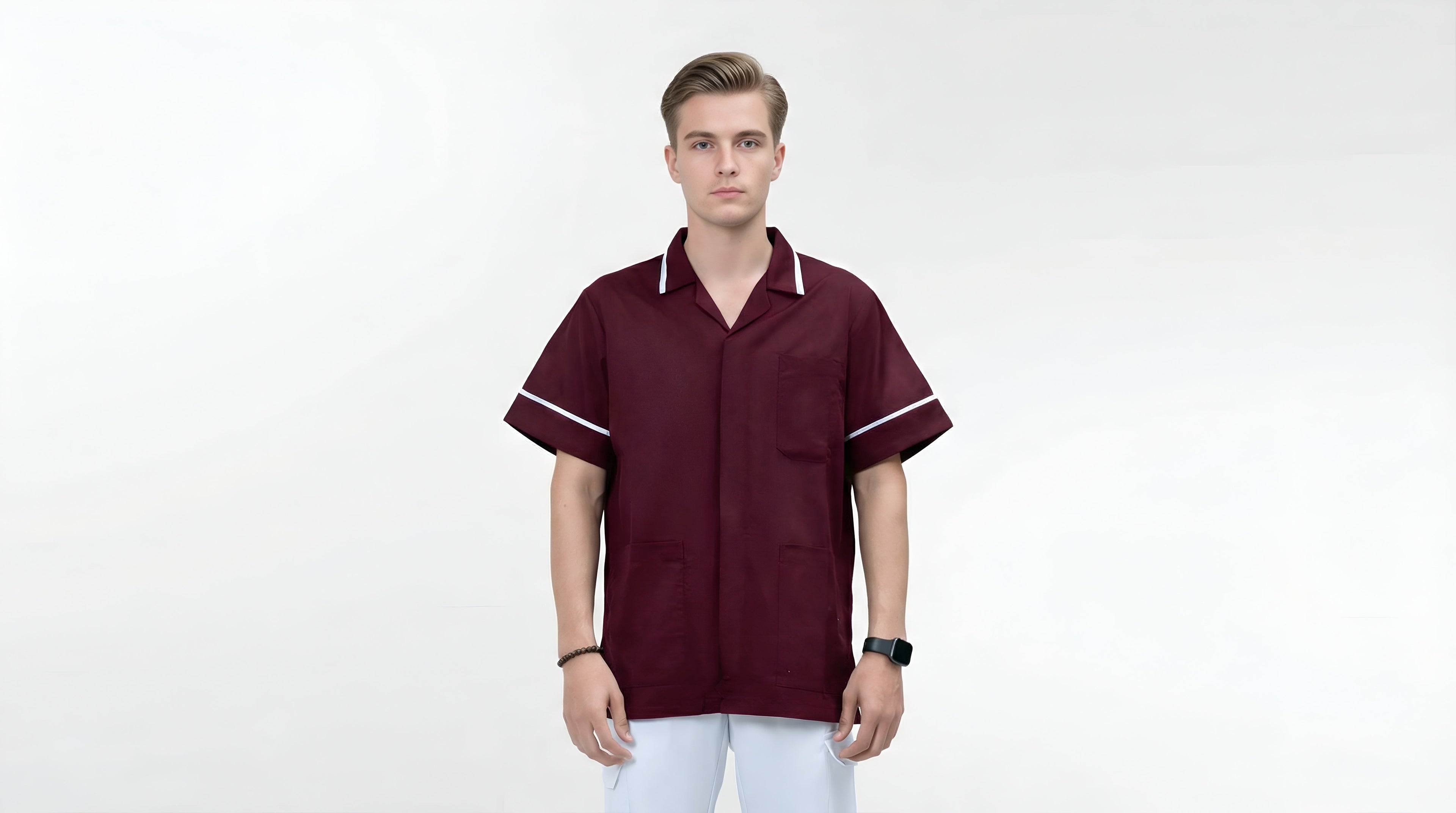 bordo-scrub-top