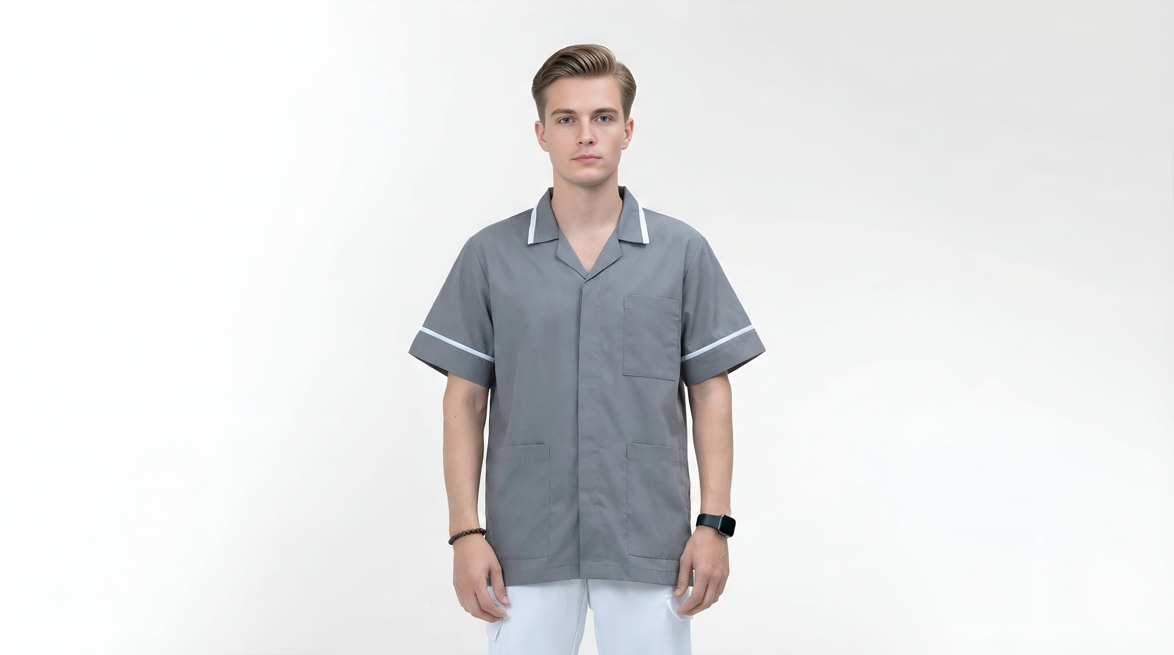 grey-scrub-top