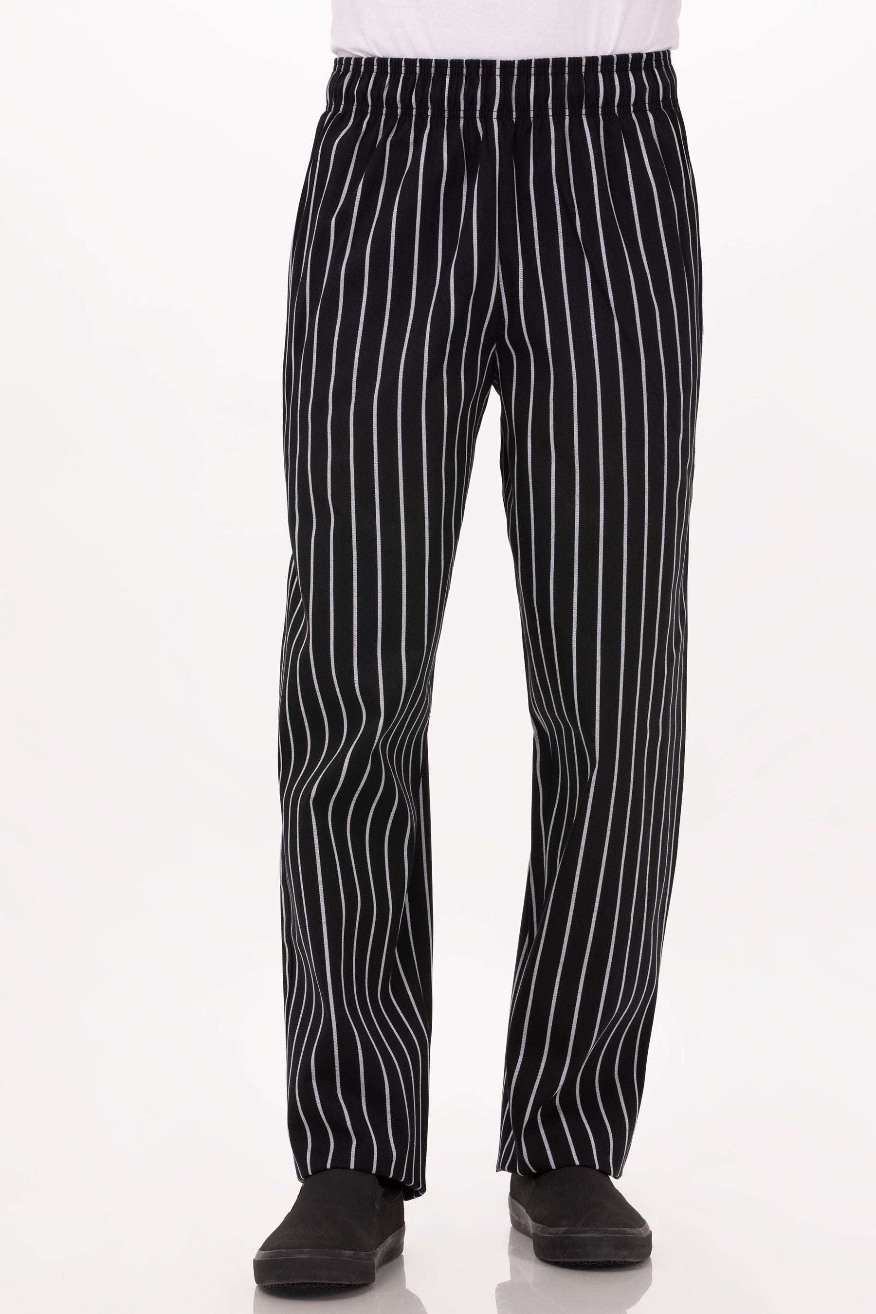 black & white-chefs-pant