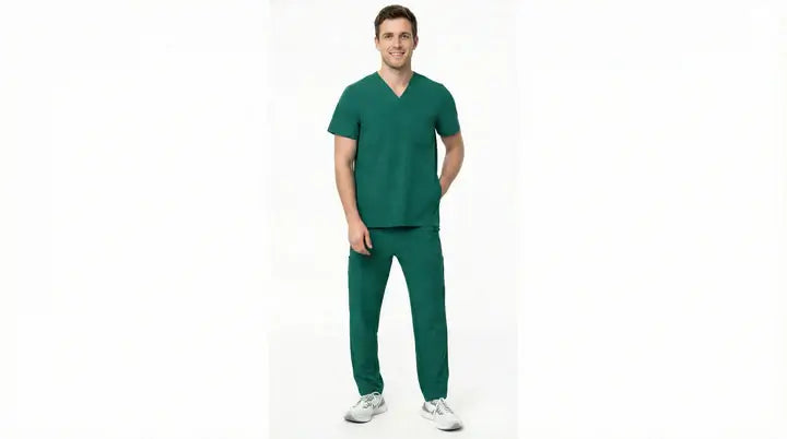 oil-green-scrub-set